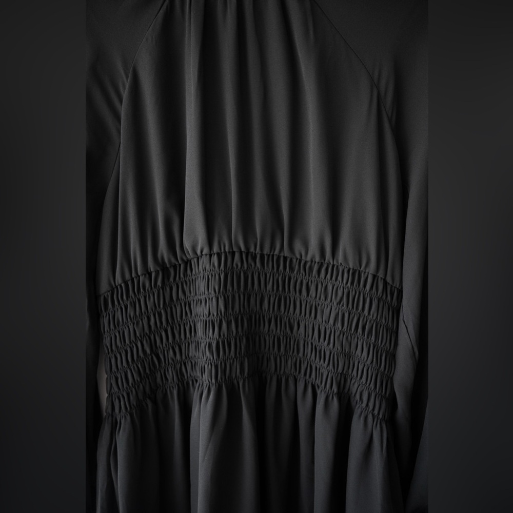 Madewell Bubble Sleeve Smocked Mini Dress - Picture 8 of 12